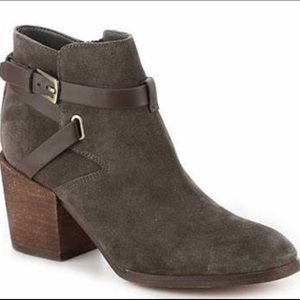 Gray Suede Bootie